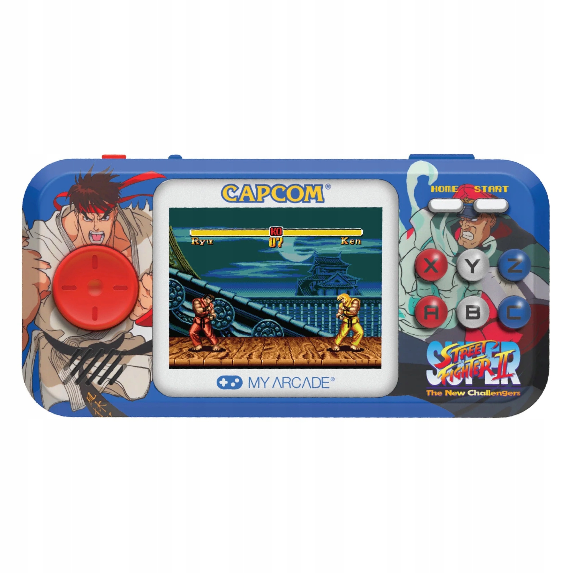 Moje arkádová retro herní konzole Street Fighter II Pocket Player Pro