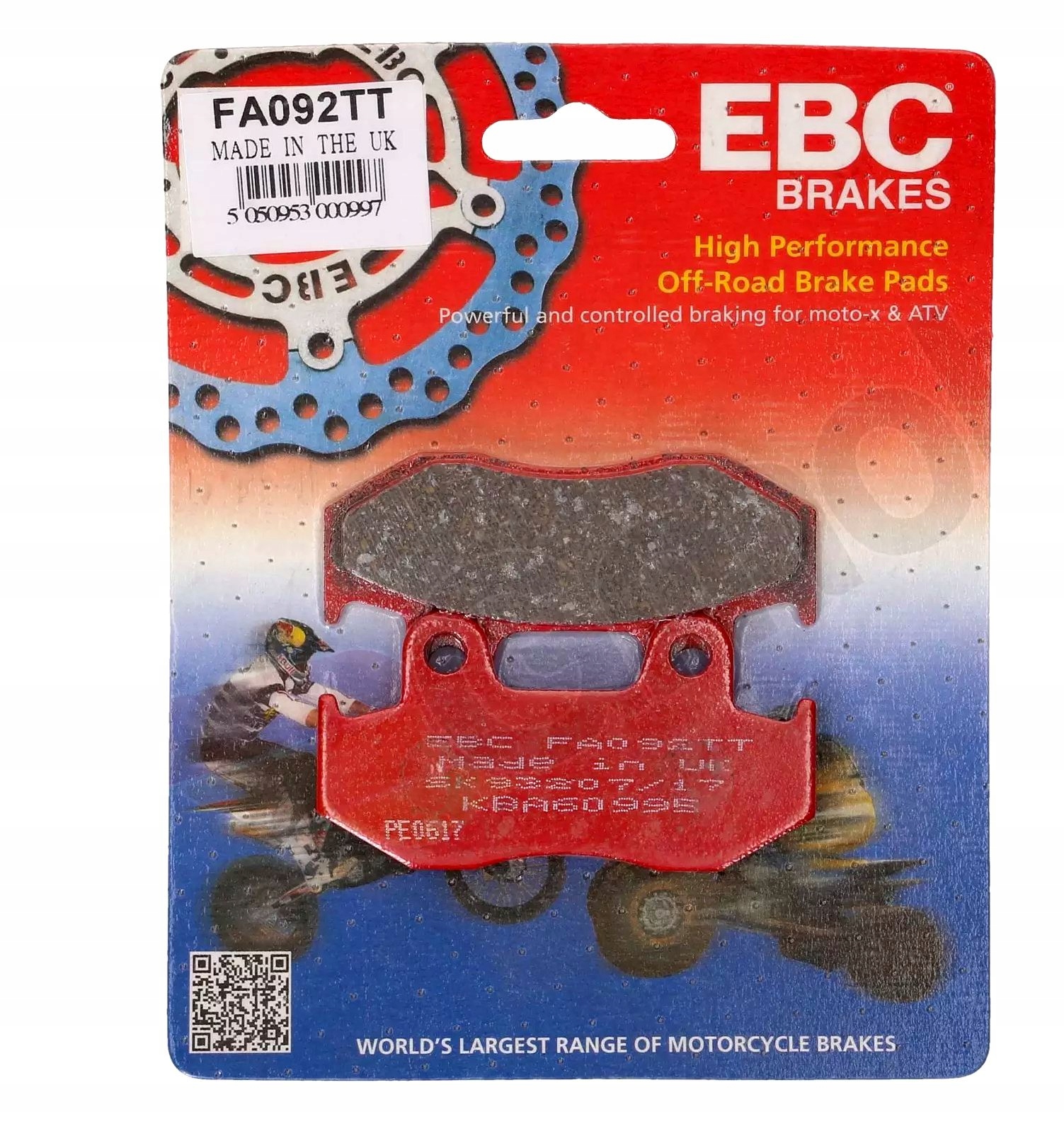 Destičky Přední Honda Cr 125 250 500 Mtx 80 125 200 XL 350 600 Xr