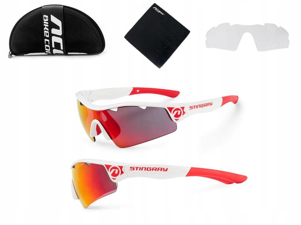 Sluneční cyklistické brýle Accent Stingray 2 páry čoček