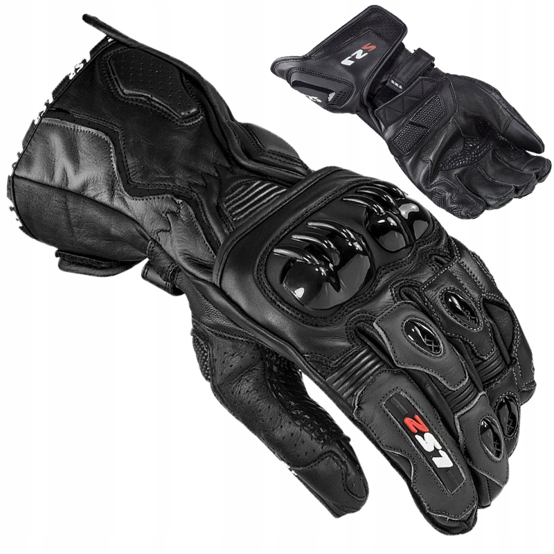 Pánske Motocyklové Rukavice LS2 Swift Racing Letné Dlhé Športové