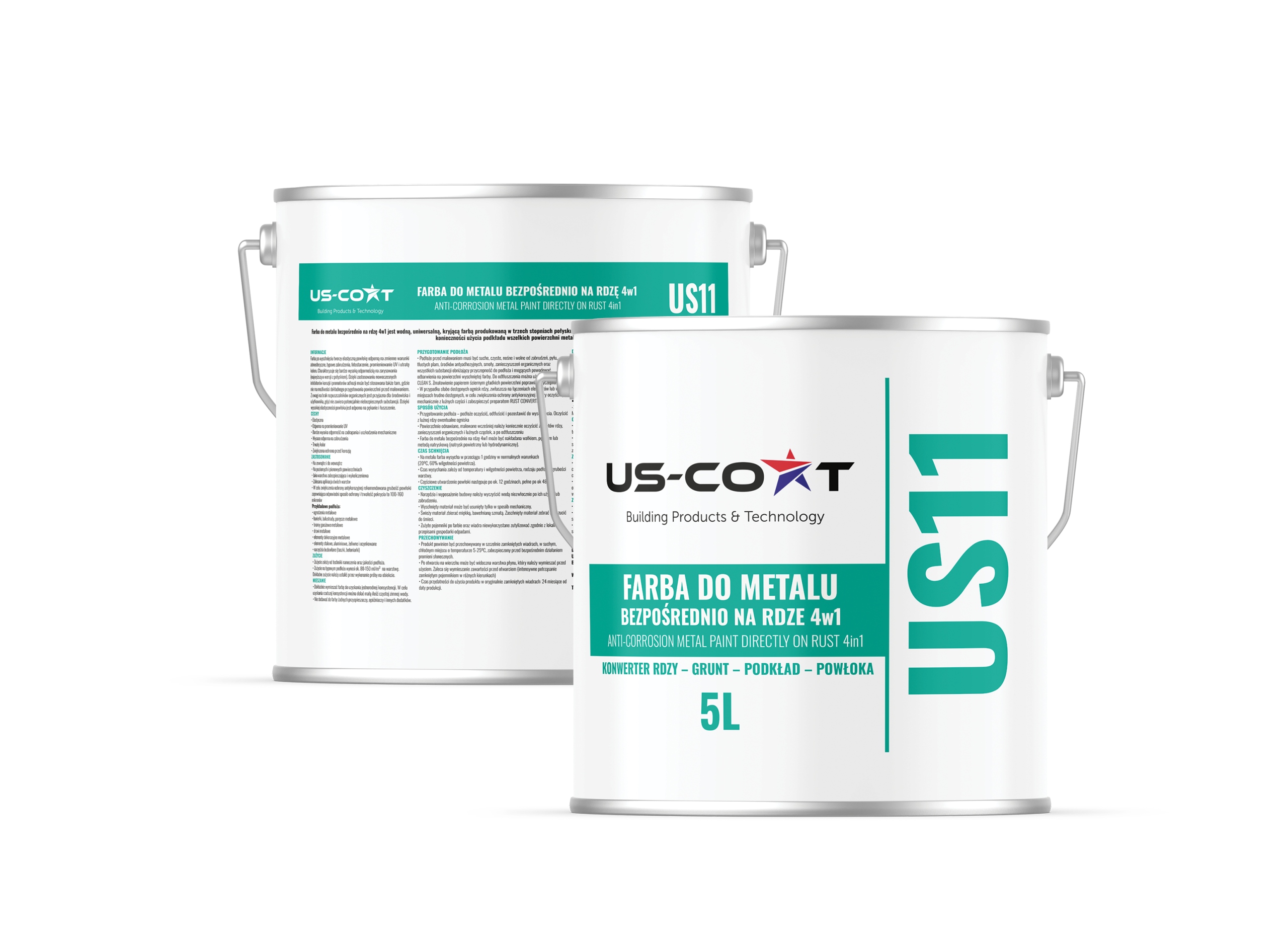 Farba Na Kov Priamo Na Hrdzu Pozinkovaná 20 Farby Antikorózna Lesk 2x5L