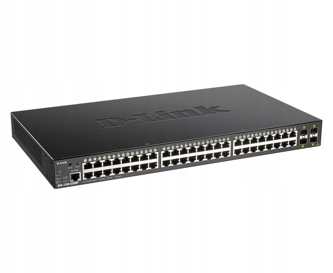 D-Link DGS-1250-52XMP 48-port Gigabit Smart Managed Switch with 4x 10G Sfp+