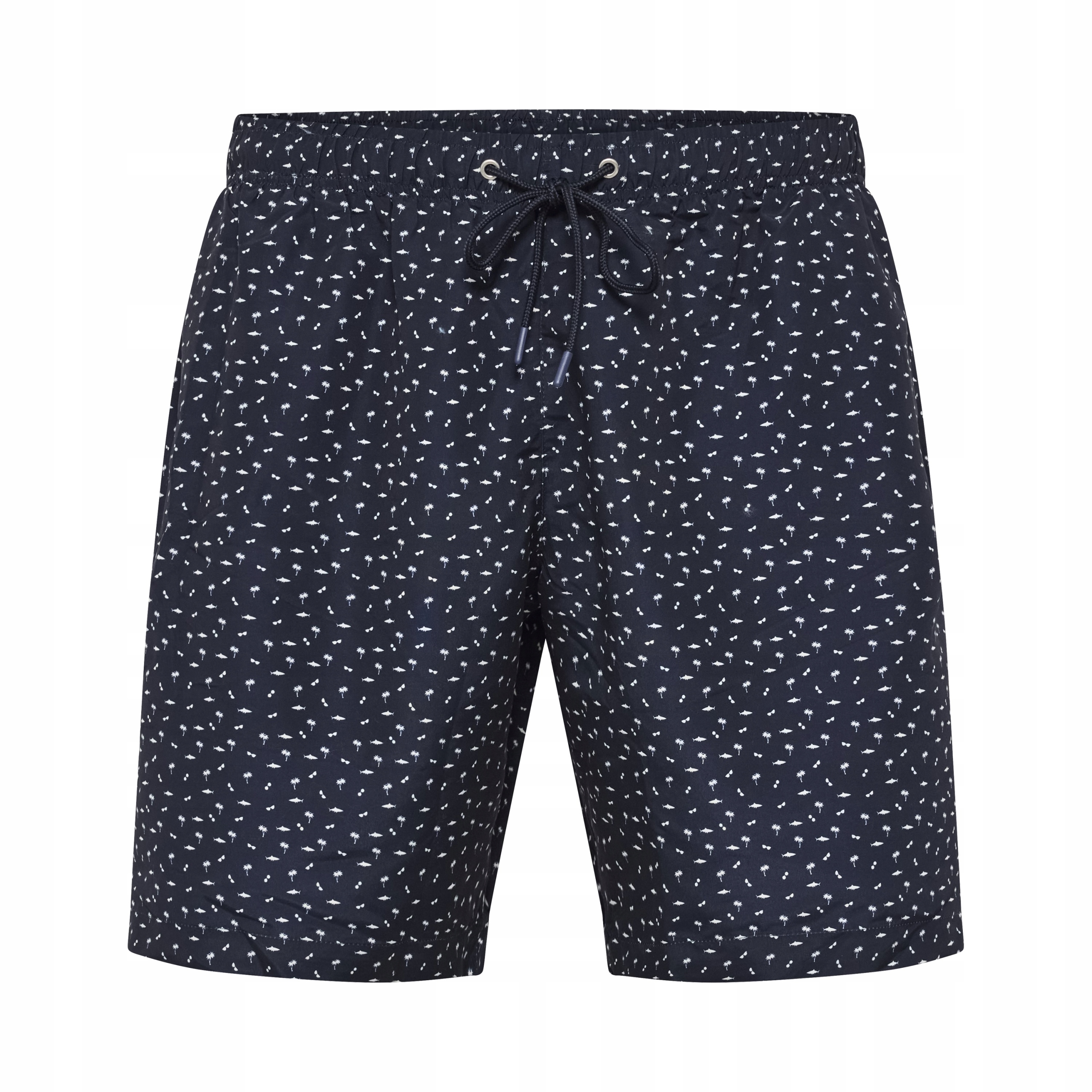 North 56°4 Kraťasy Velké Velikosti, Tmavě Modré S Vzorem 7XL