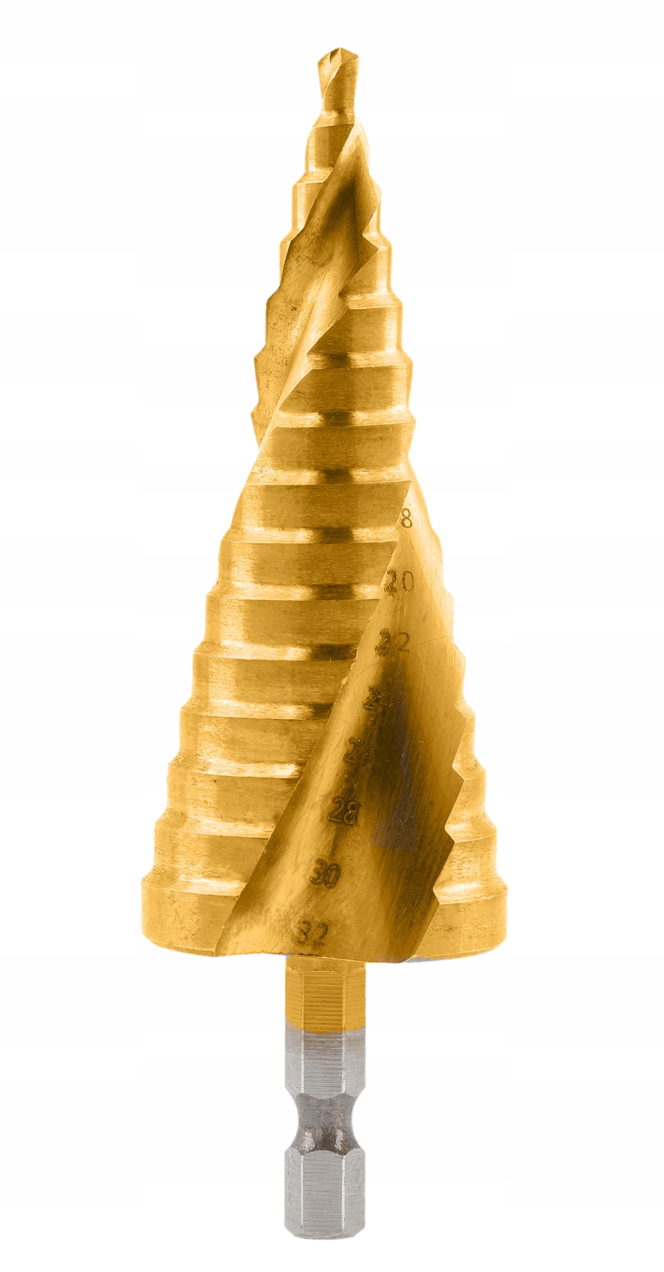 

Wiertło stopniowe spiralne 4-32 mm