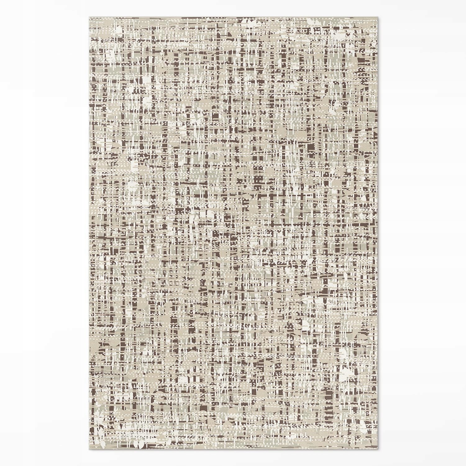 Stylový vinylový Koberec s S Potiskem Imitace tkaniny v boho stylu 120 x 180 cm