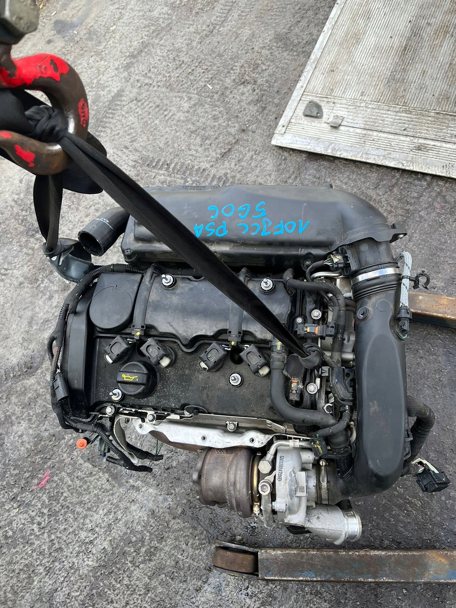 engine complete PEUGEOT CITROEN 1,6 10FJCC PSA 5G06