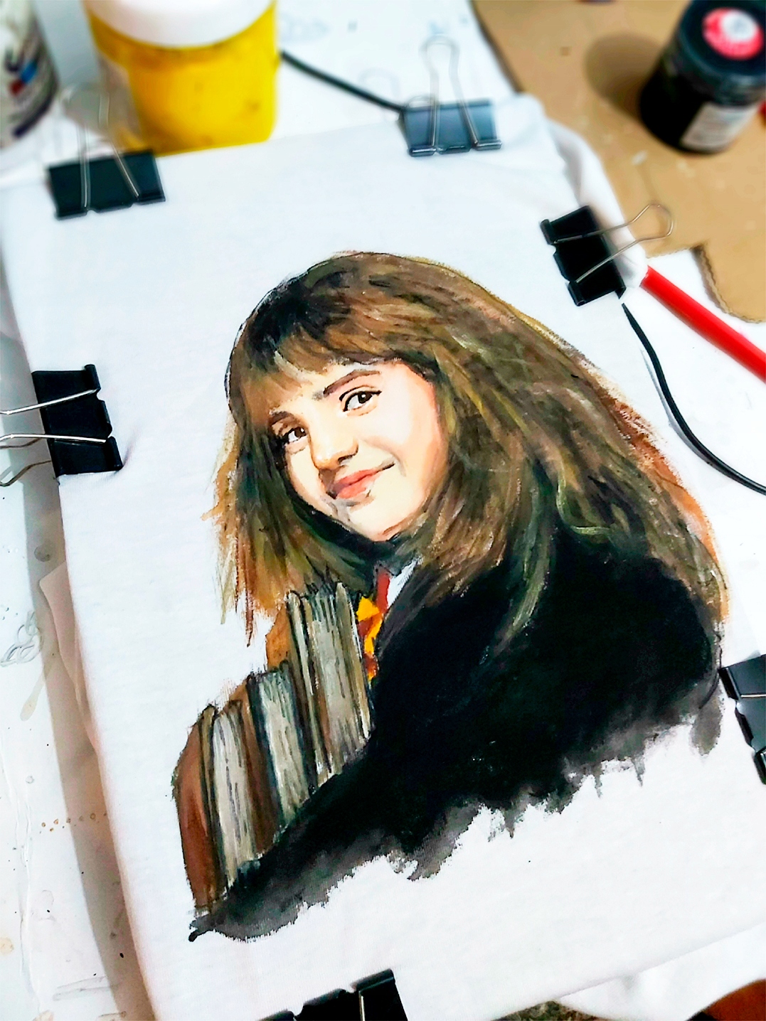 Farba do tkanin jasnych PROFIL 50ml granat Rodzaj farby do tkanin