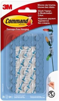 

3M Command haczyki do wieszania ozdób 17026 lampek