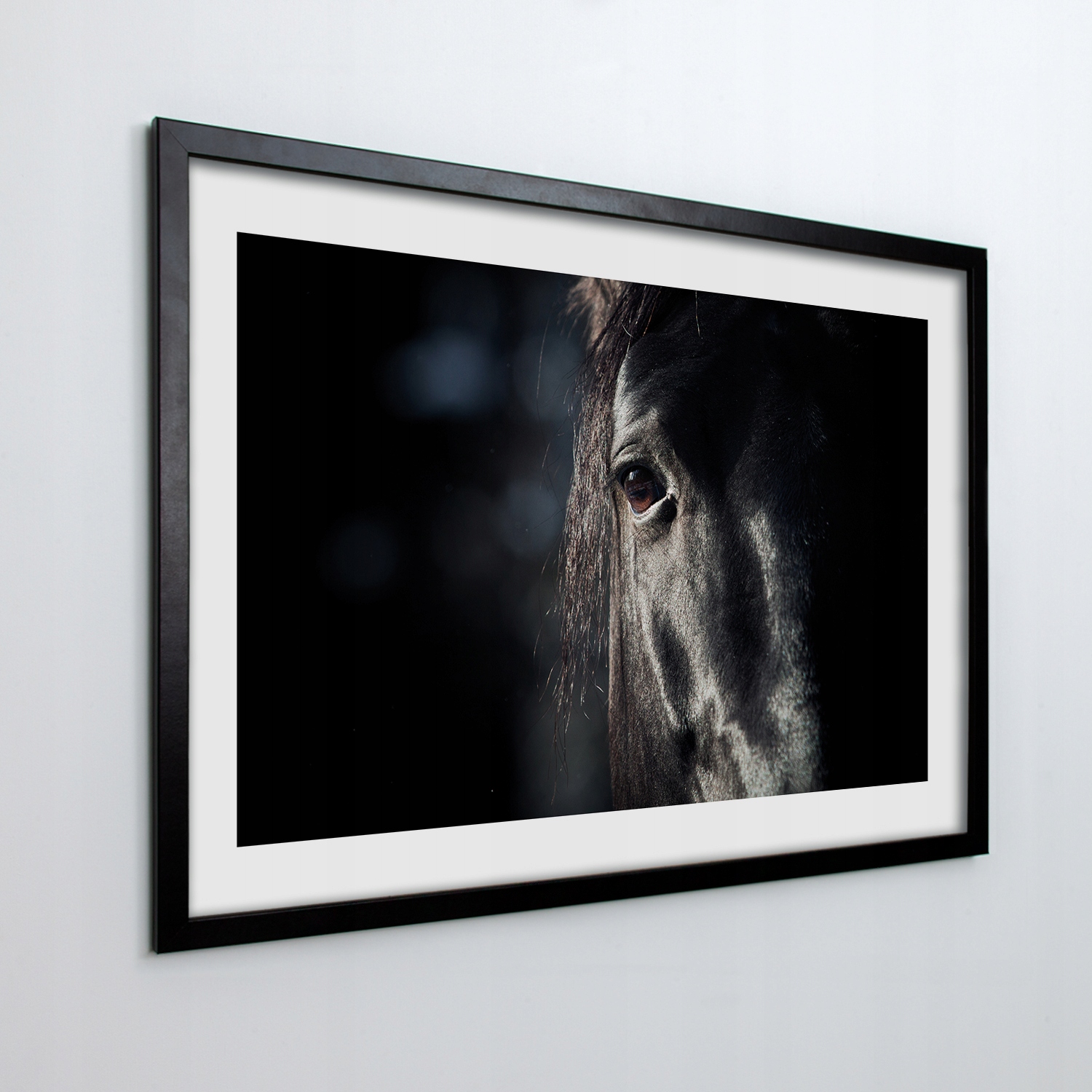 

Nowoczesny obraz w ramie na ścianę Oko koń 70x50