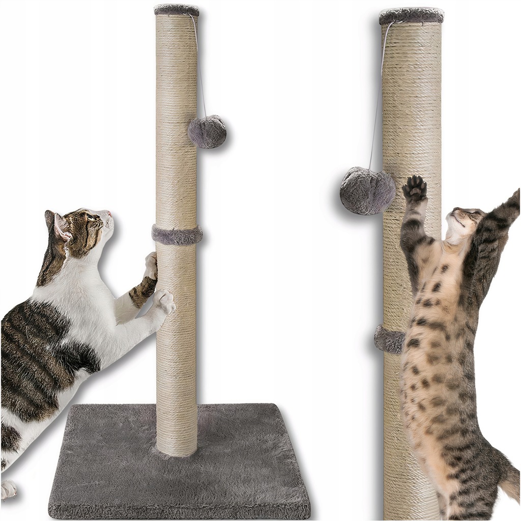 2 x Škrabadlo Pro Kočky Vysoké Pelíšek Sloupek Hračka
