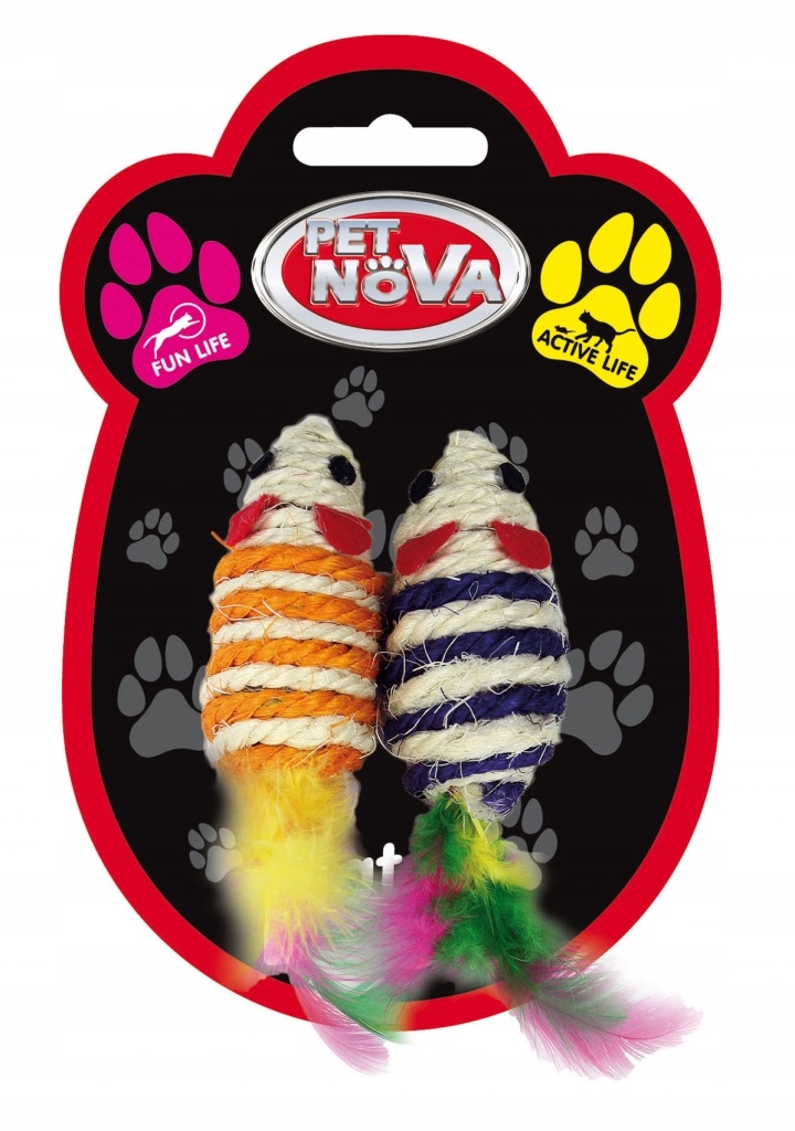 

Pet Nova Zabawka dla Kota Sizalowa Mysz 2szt.