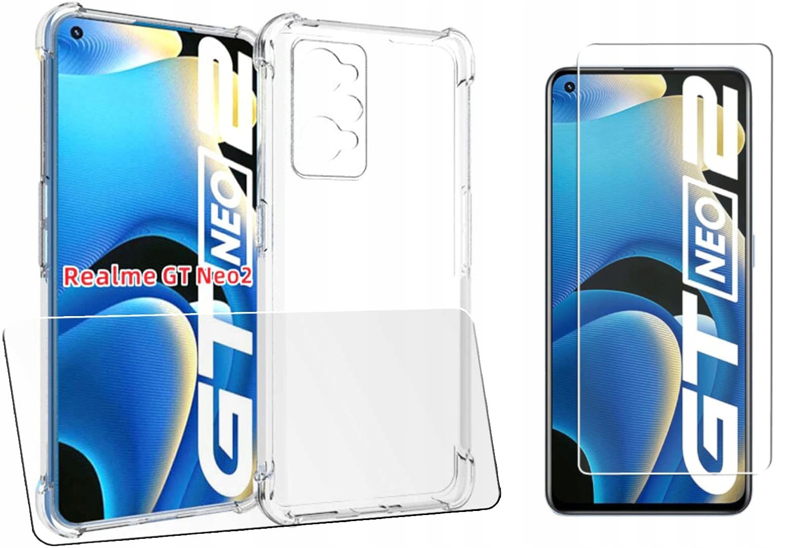 

Pancerne Etui A-shock do Realme Gt Neo 3T +szkło
