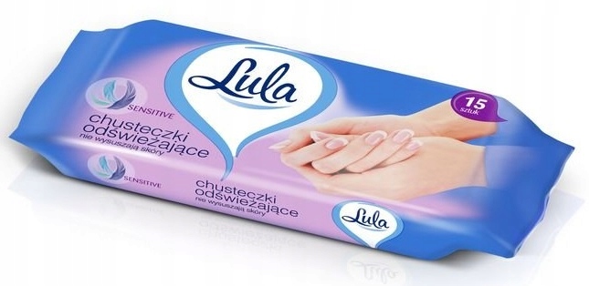 LULA CHUSTECZKI ODŚWIEŻAJĄCE SENSITIVE 15szt