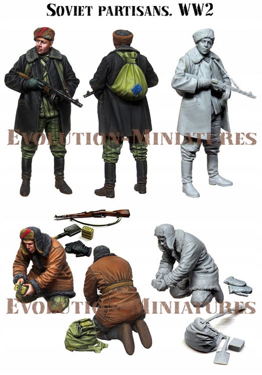 Evolution EM-35201 1/35 Sovětský partyzán 2. sv