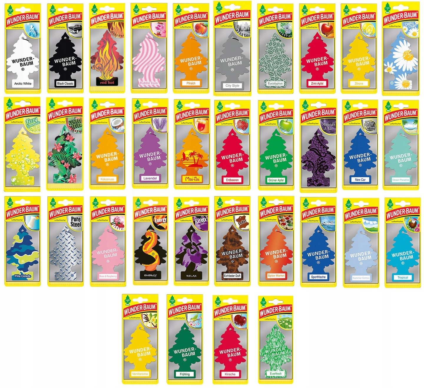 WUNDER BAUM ZAPACH CHOINKA PLAŻA LATO BEACH DAYS Rodzaj zawieszki