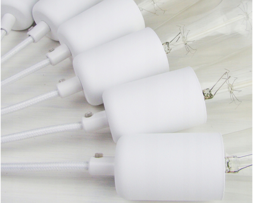 Oprawka E27 osłonka BIAŁA do lampy żarówki 0202A EAN (GTIN) 5903714100507