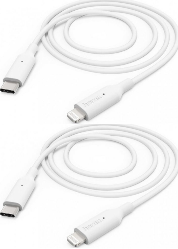 Kabel Hama do Apple iPhone Lightning Usb-c 1m x2