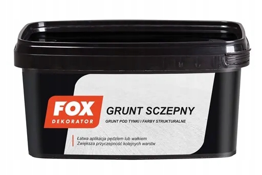 GRUNT SCZEPNY DO ŚCIAN I SUFITÓW FOX WYDAJNY 1KG