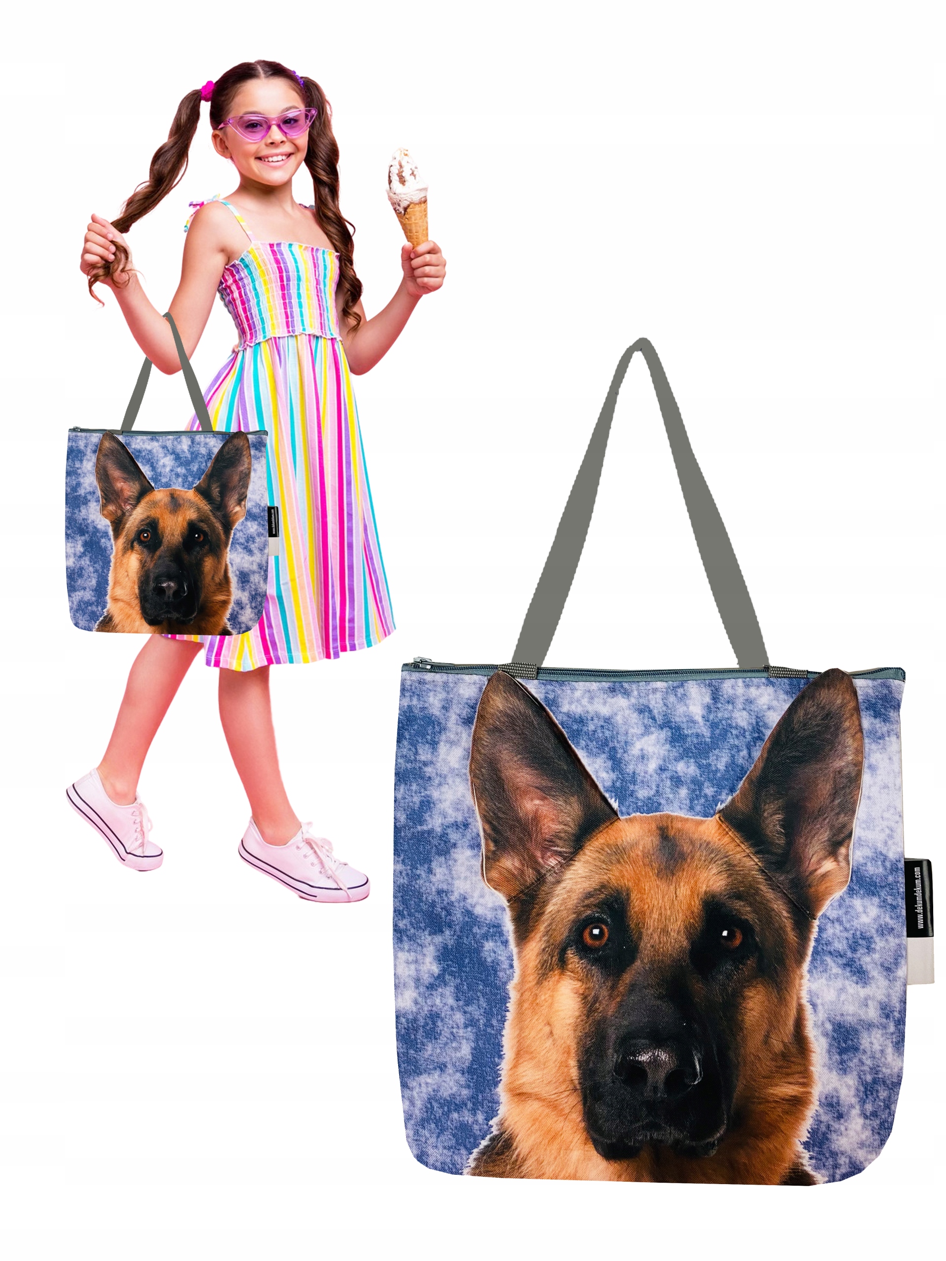 

Torba 3D torebka Dziecięca psem Owczarkiem prezent