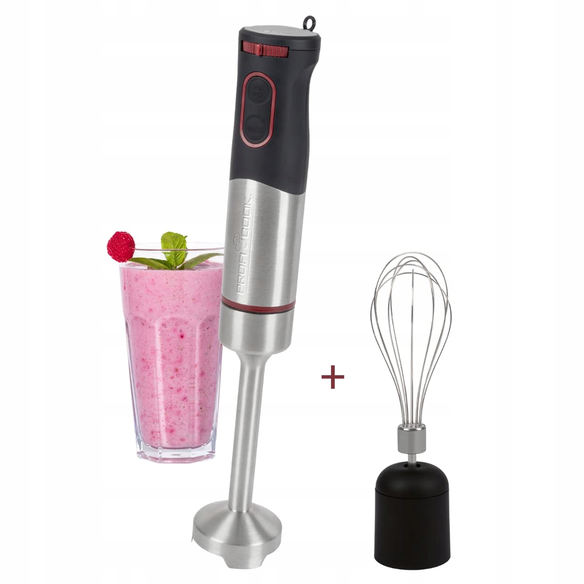 PROFICOOK Blender Ręczny 2w1 Stalowy Do Smoothie 1000W — miniatura 4