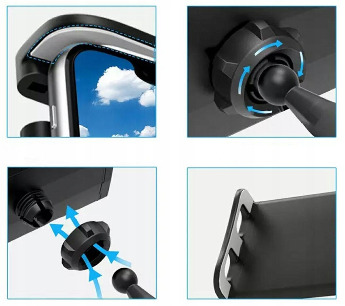 SAMOCHODOWY UCHWYT HOLDER DO TABLETU NA ZAGŁÓWEK Numer katalogowy producenta M111020