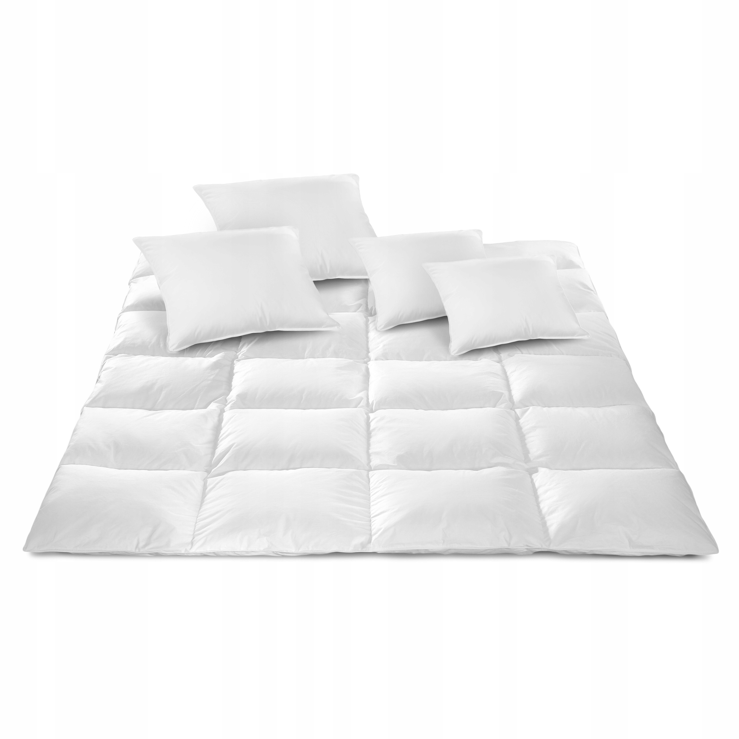 

Kołdra Puchowa 160x200+4 poduszki puch Zestaw Amw