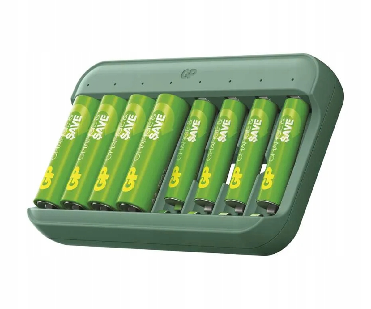 Ładowarka Gp Charge & save E822 4×AA 1300 mAh 4×AAA 650 mAh