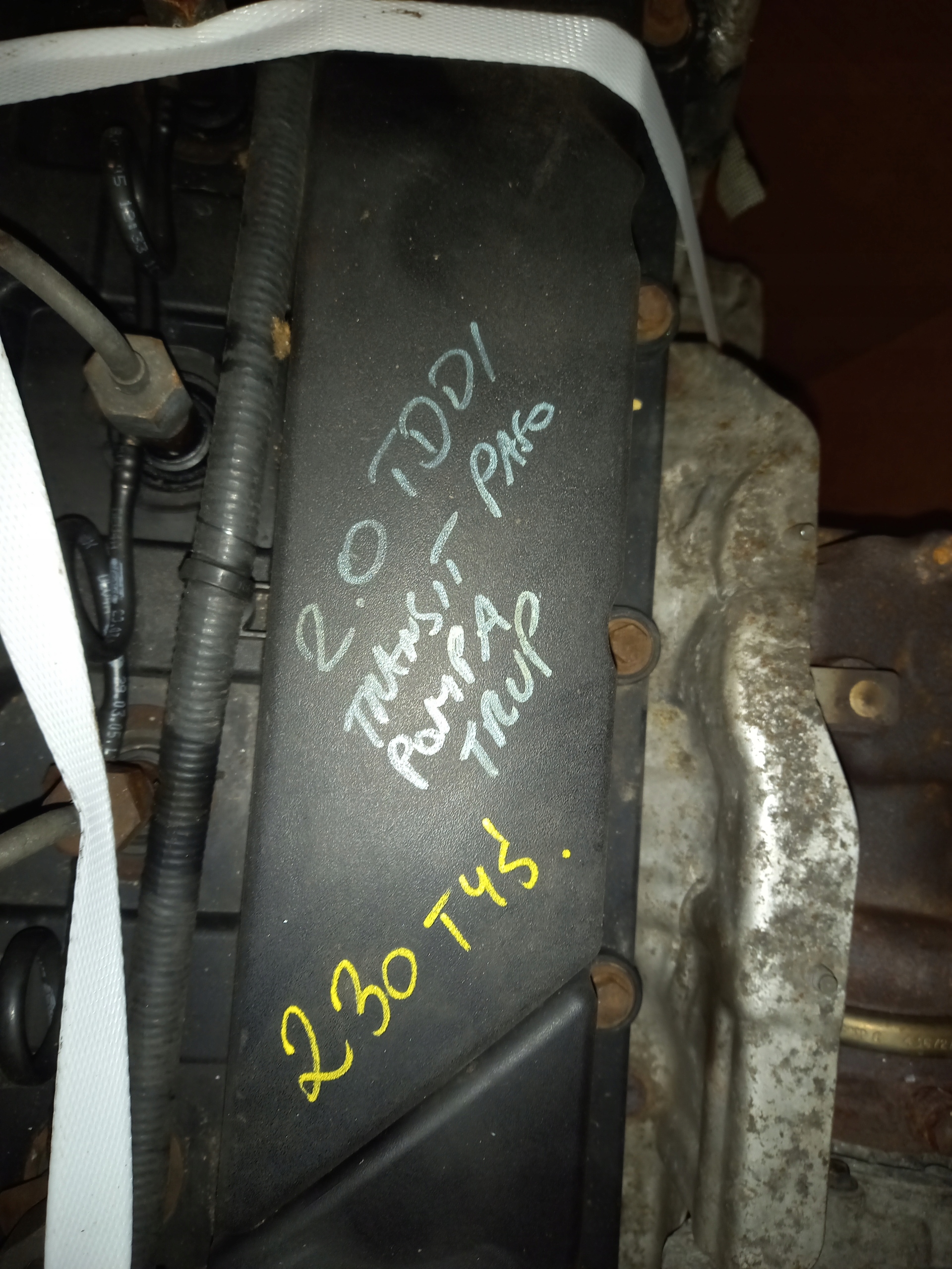 engine 2.0TDDI F3FA complete FORD TRANSIT MK6 pump PADLA PEWNY DO MONTAZU