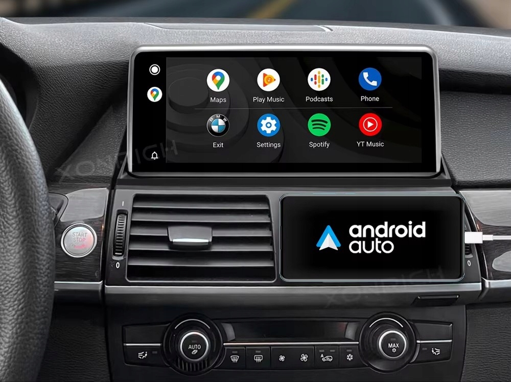 Radio ANDROID BMW X5 E70 X6 E71 GPS WiFi LTE Radio informacja RDS pasmo FM