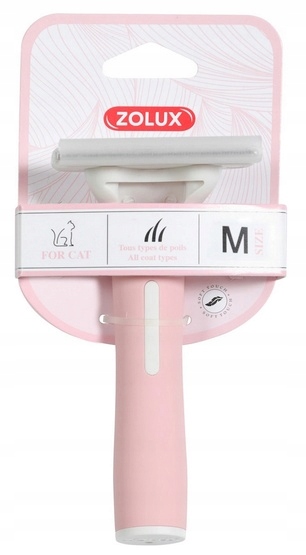 Levně Kovový kartáč na podsadu pro kočky hřebínek Zolux Anah střední