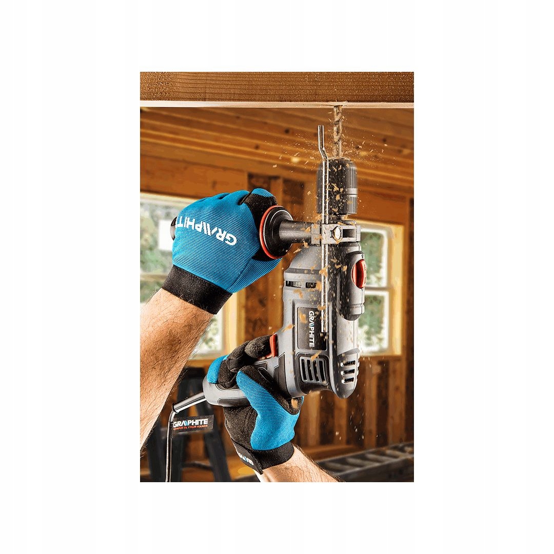 Ударная дрель 550 Вт самозажимной патрон 13 мм