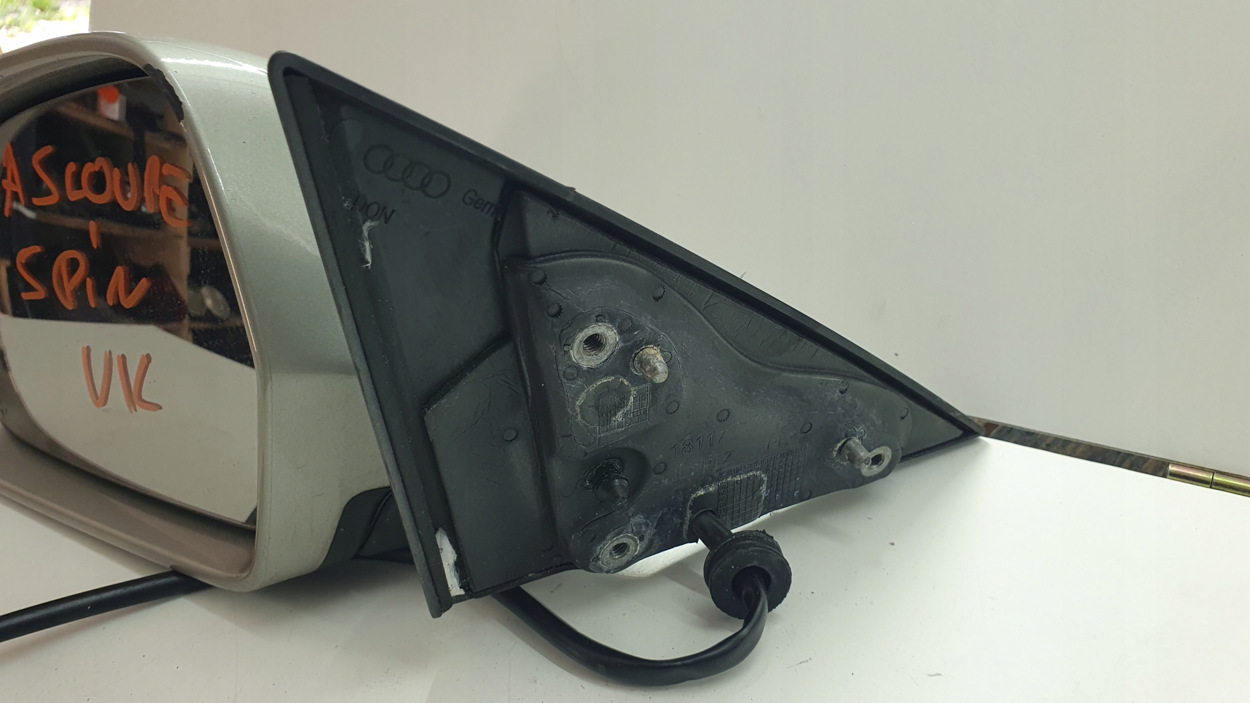 Audi A5 8T 07- 1.8 TFSI 3D Coupe mirror left 5 Pin UK