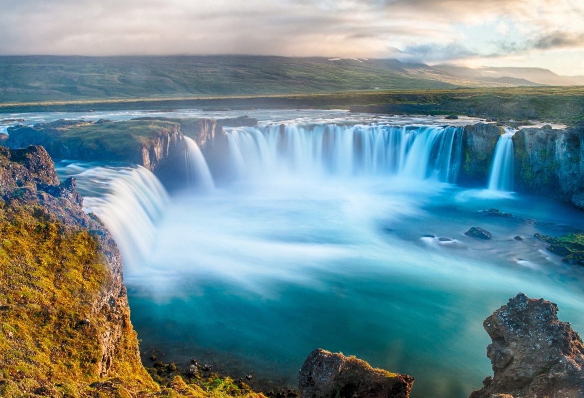 

Tapeta Flizelinowa Wodospad Islandia - 104x70