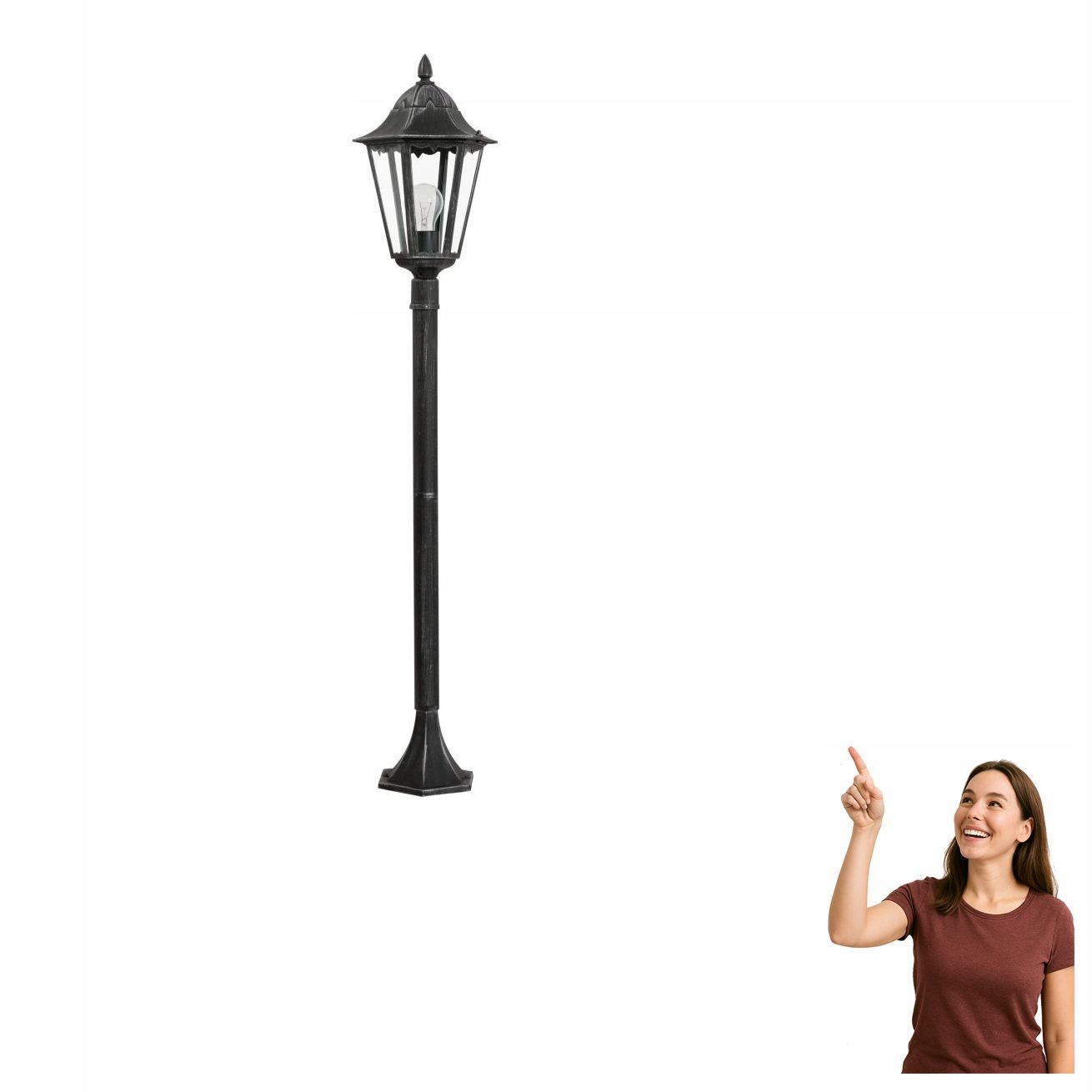 Vonkajšia lampa záhradný stĺpik Navedo 93463 Eglo