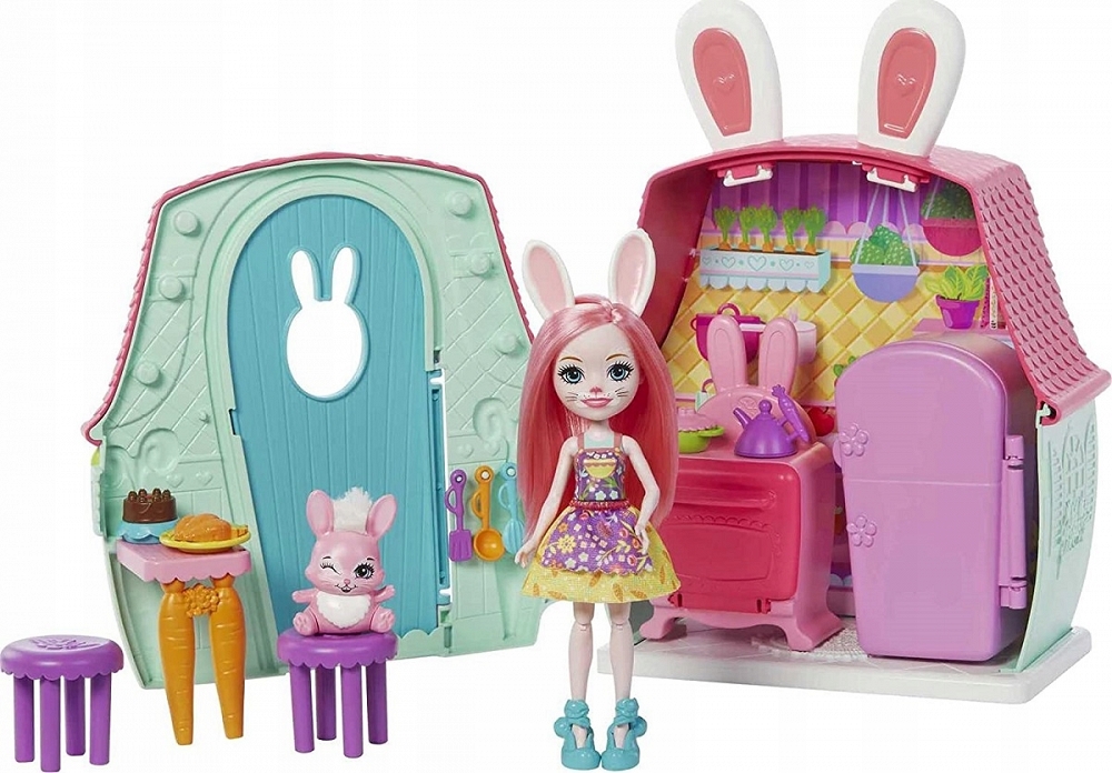

Lalka Enchantimals Chatka Domek Królik Bree Zestaw