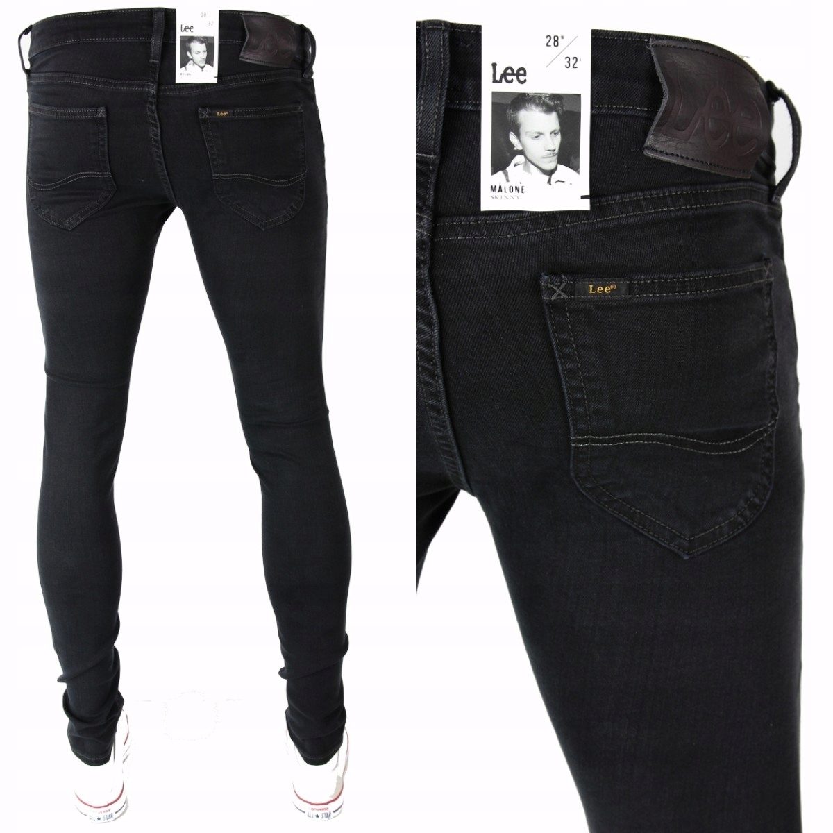 

Lee Malone Skinny Tapered Jeansy _ W28 L32