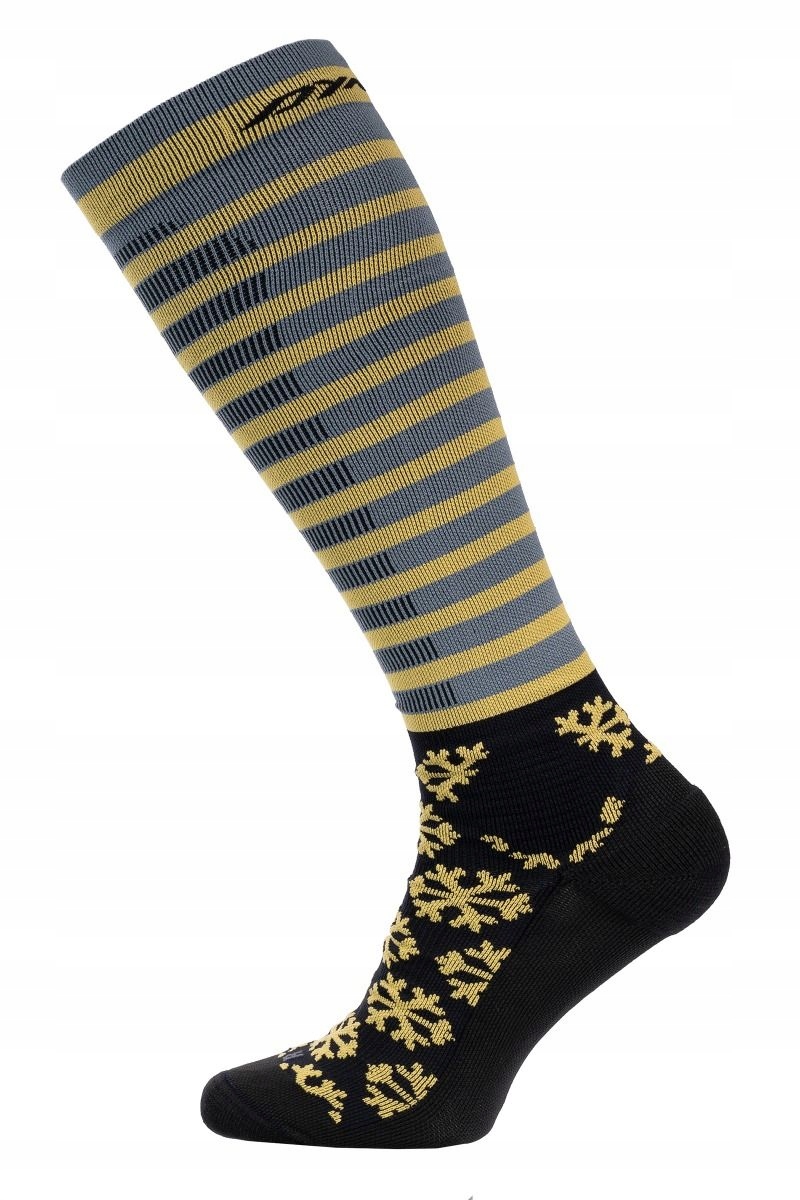 Dynafit Skarpety skiturowe damskie Ft Graphic żółte/szare S_35_38