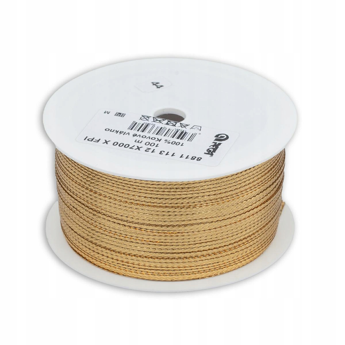 Páska metalizovaná 1,2mm/100mb zlatá X7000