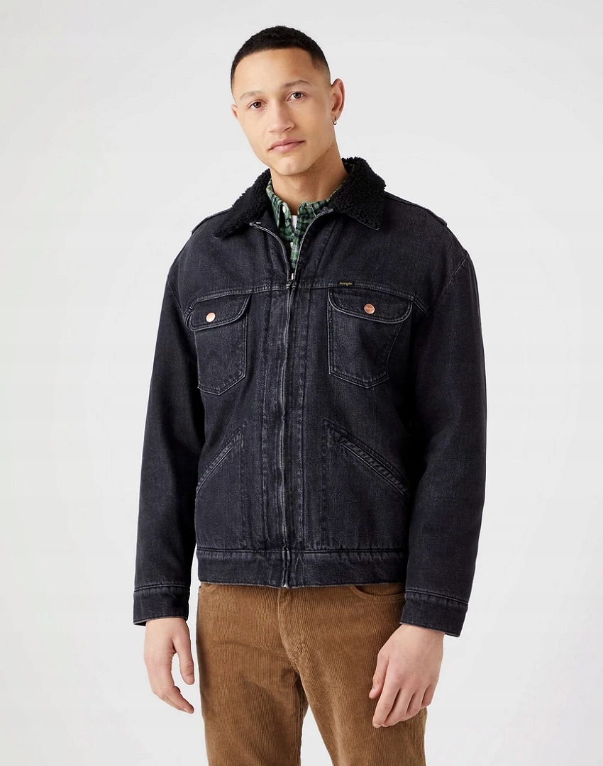 Męska kurtka Wrangler Antifit Sherpa One Chance W4727029P XXL