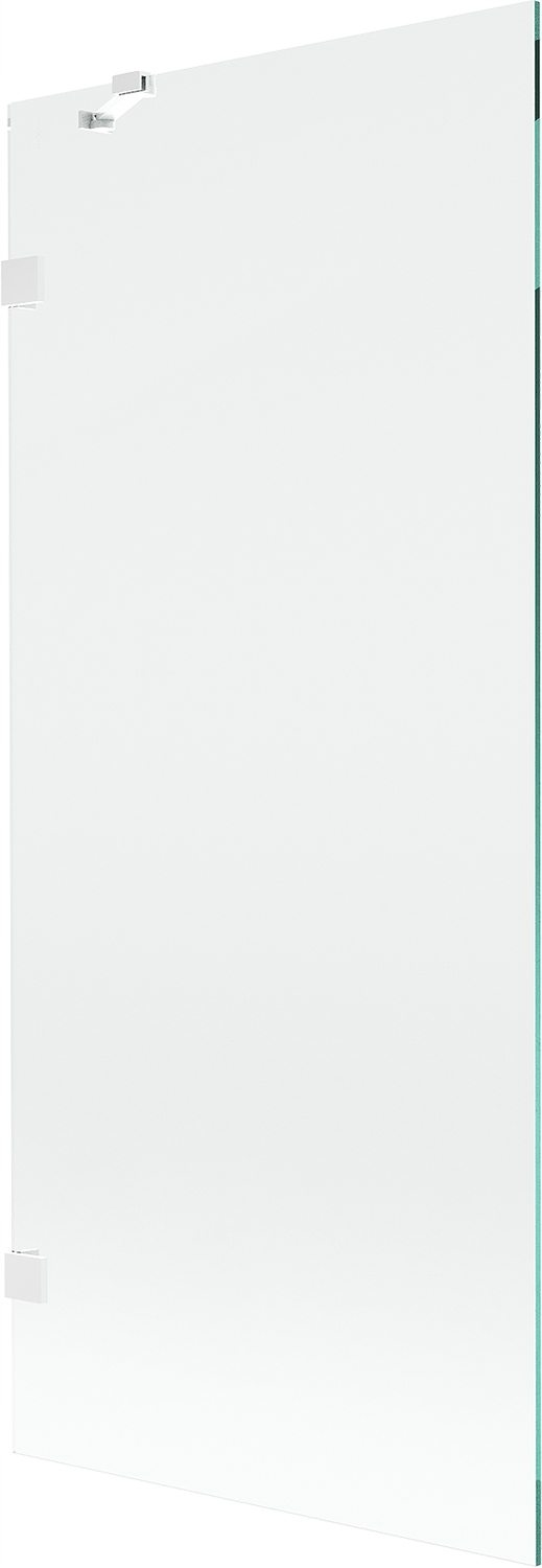 Mexen Lunar sprchová zástěna 1-křídlová 80 x 150 cm, transparentní, bílá