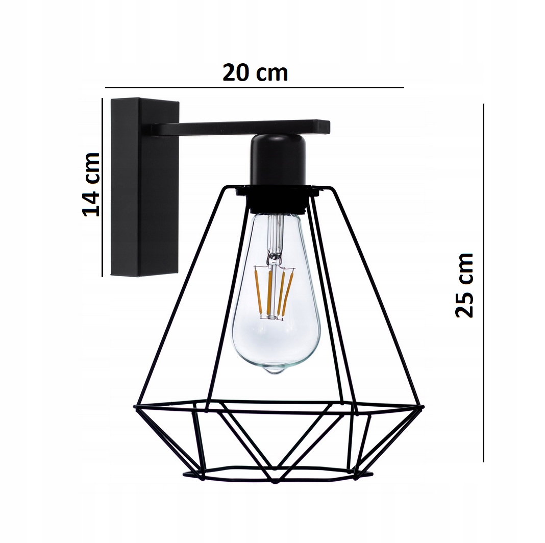 LAMPA KINKIET ŻYRANDOL BRYLANT LED LOFT DIAMENT Marka inna