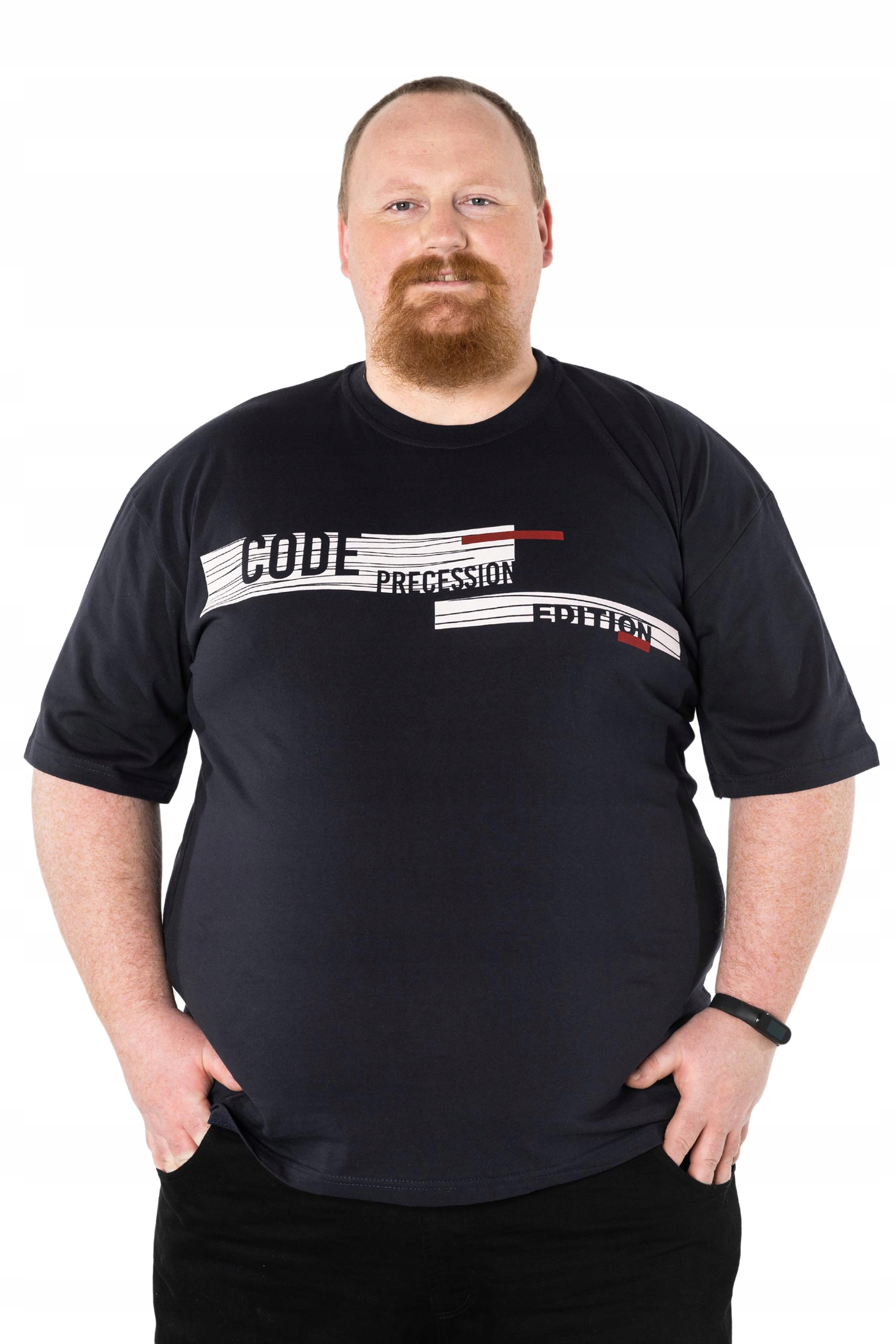 

Duży Podkoszulek Koszulka T-shirt Męski 2861-4 3XL