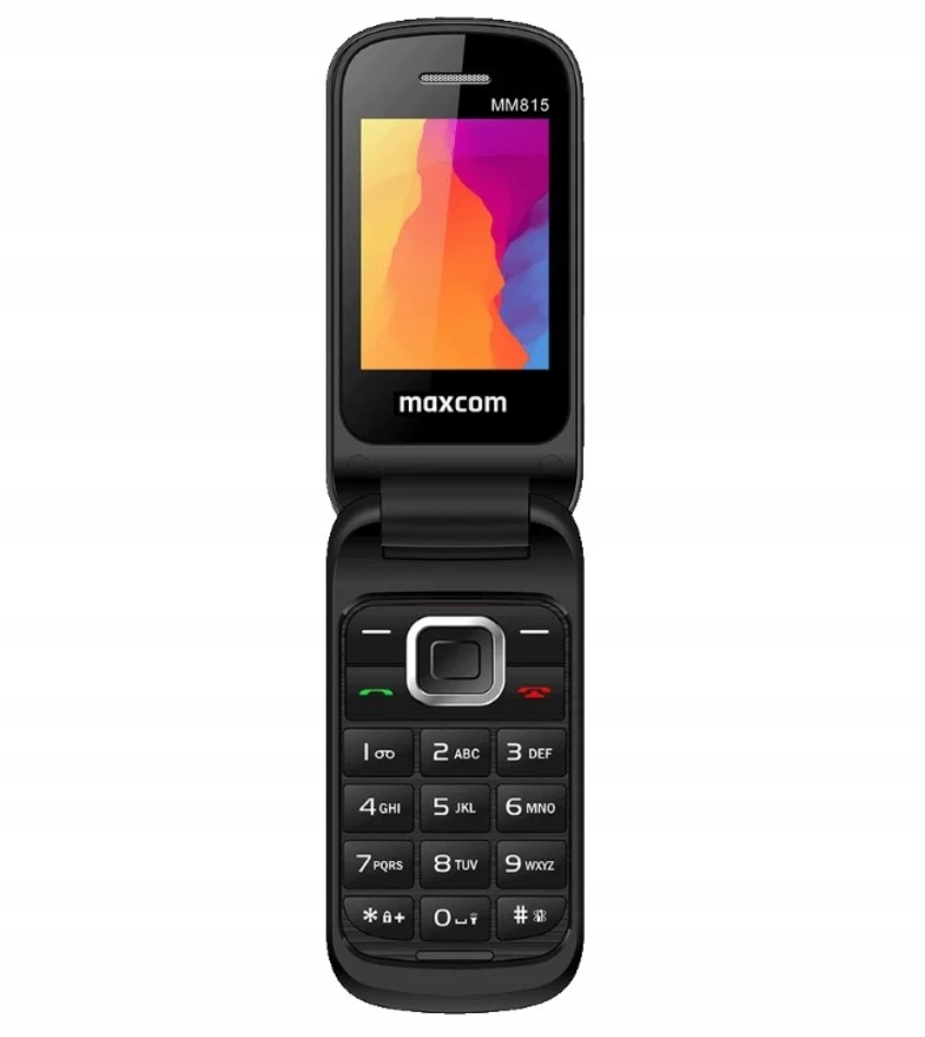 Telefon pro seniory MaxCom Comfort MM815 černý