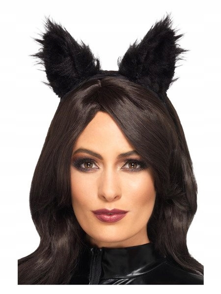 

Opaska Długie Uszy Kota Kot Kocie Puszek Halloween