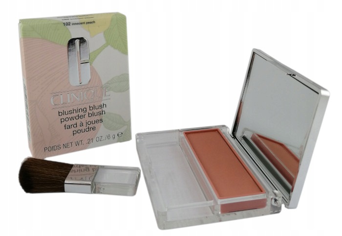 Růže na tváře Clinique Blushing Blush 102 Innocent Peach lisovaná