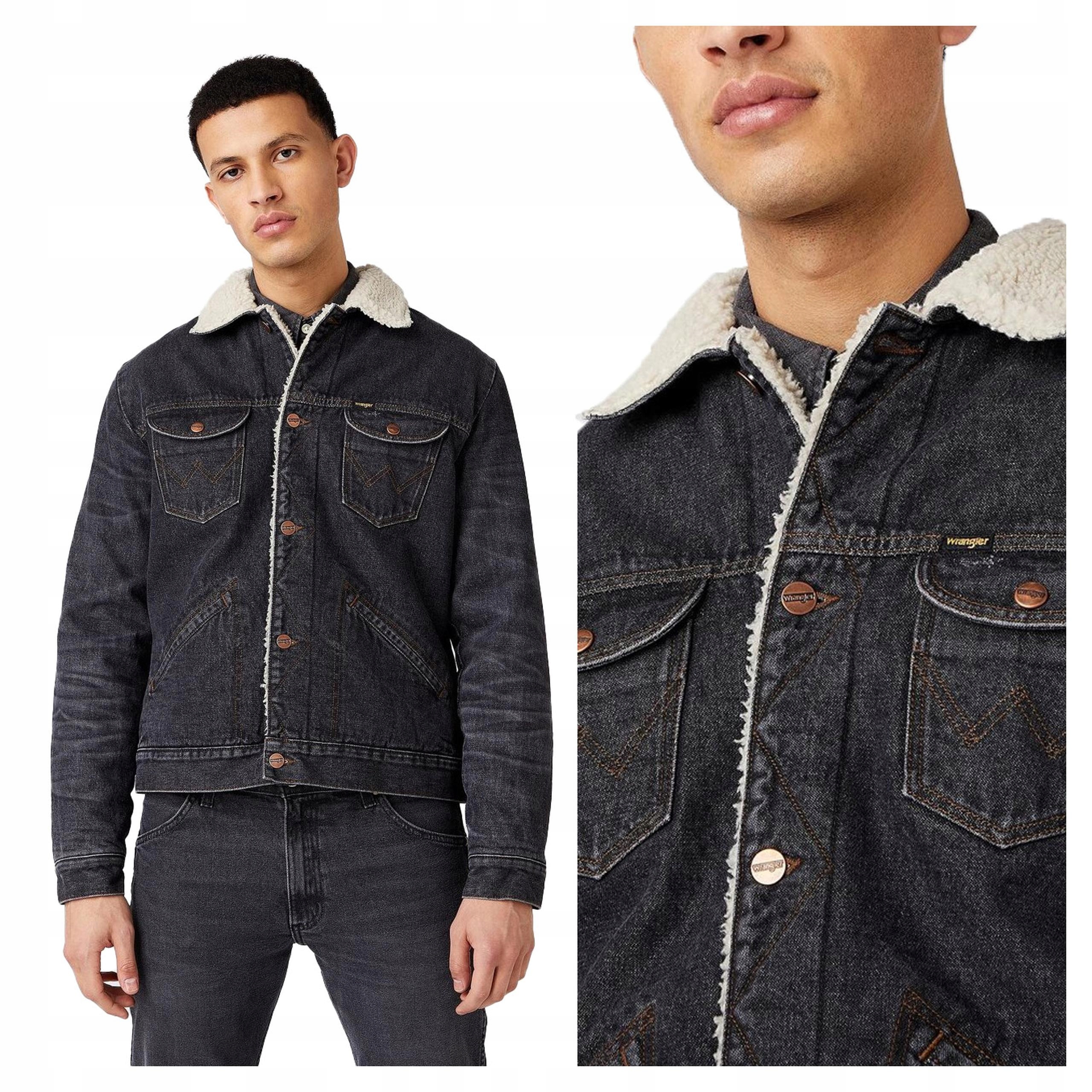 Wrangler 124 Mj Sherpa Pánská Přechodová Bunda