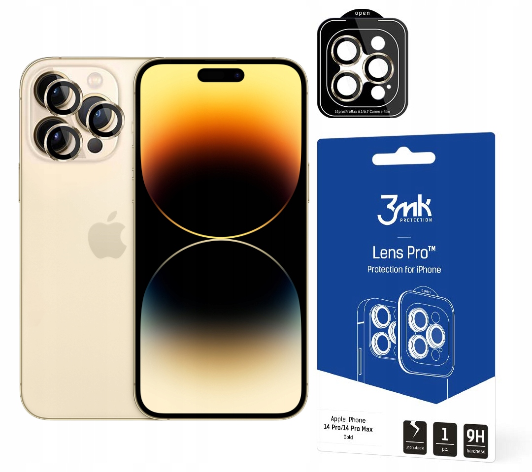 

3MK Lens Pro Gold do iPhone 14 Pro Pro Max