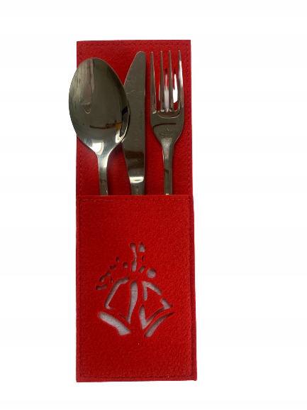 

Świąteczne Etui Pokrowiec Na Sztućce Dzwonki