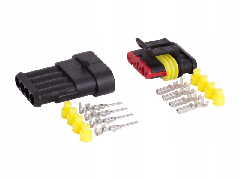 

Kostka złącze hermetyczne wtyk Superseal 4 Pin