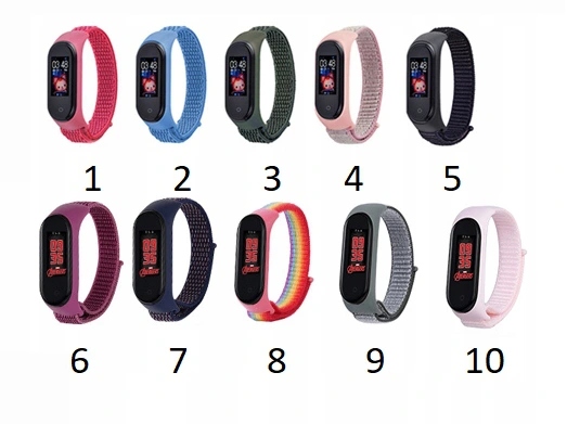 OPASKA PASEK DO XIOMI MI BAND 3/4/5/6 GAMA KOLORÓW Producent E-inventory
